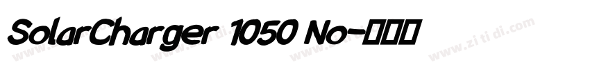 SolarCharger 1050 No字体转换